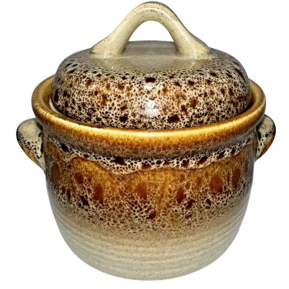 Mikasa Nature's Song Small Covered Casserole Dish Stoneware Japan